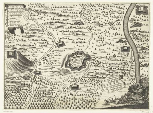Siege and Conquest of Fort Real in Brazil by Colonel Artichewsky, 1635