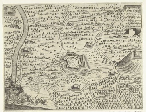 Siege and Conquest of Fort Real in Brazil by Colonel Artichewsky, 1635