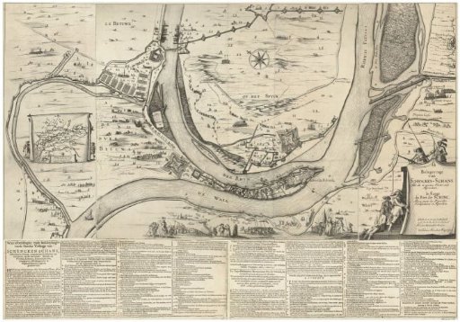 Schenkenschans taken by surprise by the Spaniards, 1635