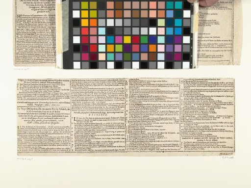 Siege of Schenckenschans (second text sheet), 1635