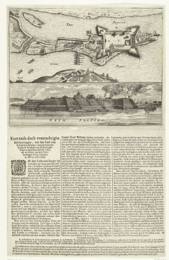 Schenkenschans besieged by Frederick Henry, 1635