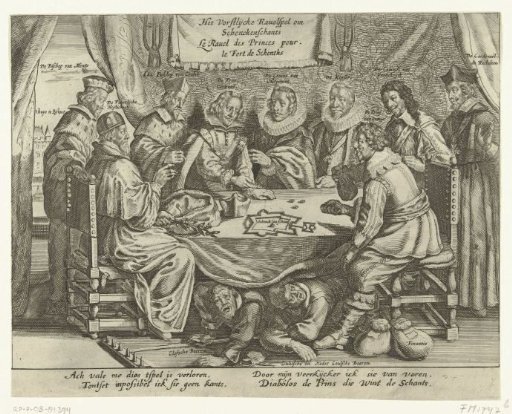 The game of Schenkenschans, 1635-1636