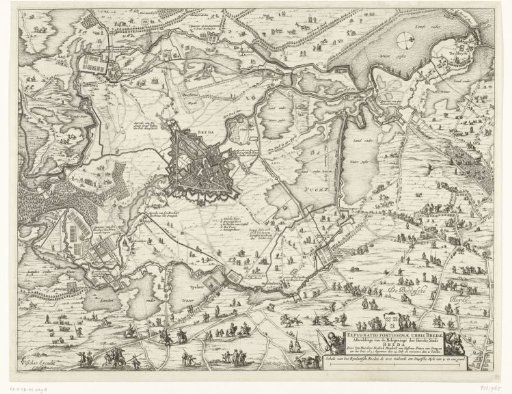 Siege of Breda (center sheet), 1637