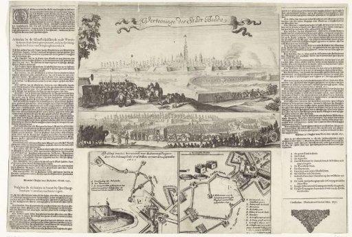 Conquest of Breda and the departure of the Spanish garrison, 1637