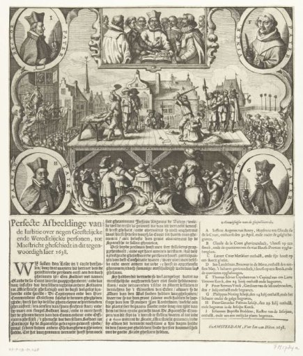 Execution of the nine persons who conspired to betray Maastricht to the Spaniards, 1638