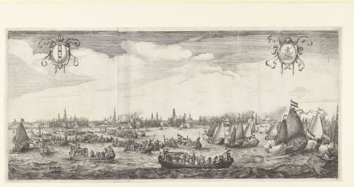 Boat play on the IJ, 1638