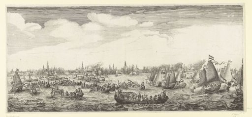 Boat play on the IJ, 1638