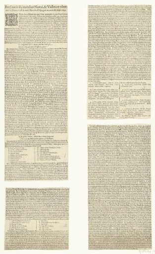 Text accompanying a print of the naval battle at Duins, 1639