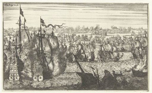 Naval battle at Duins, 1639