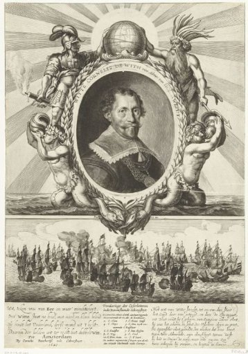Allegory of the victory of Witte de With over Dunkirk Vice-Admiral Rombouts, 1640