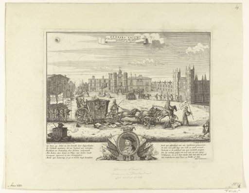 Satirical Print on the English Pretender Charles Edward Stuart, 1745