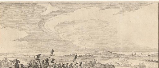 Title (second strip) for the large ensemble of the Siege and Conquest of the House at Gennep, 1641