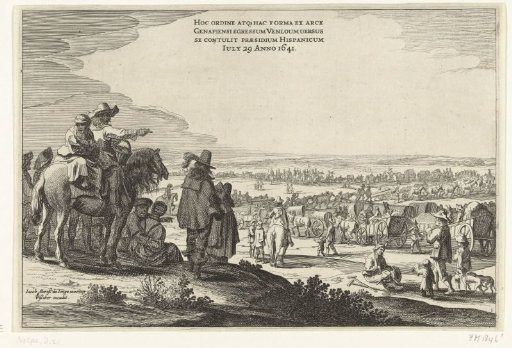 Departure of the Spanish Garrison from the House at Gennep (sheet 1), 1641