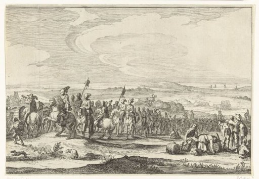 Departure of the Spanish Garrison from the House at Gennep (sheet 2), 1641