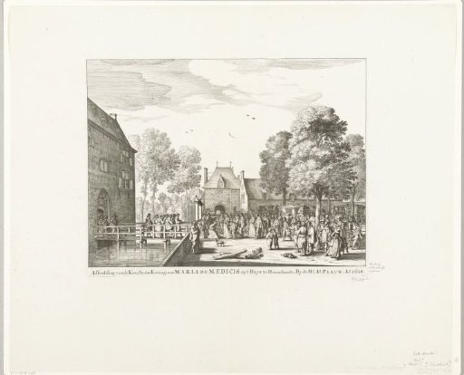 Visit of Queen Henrietta Maria to Adriaen Pauw at Heemstede Castle, 1642