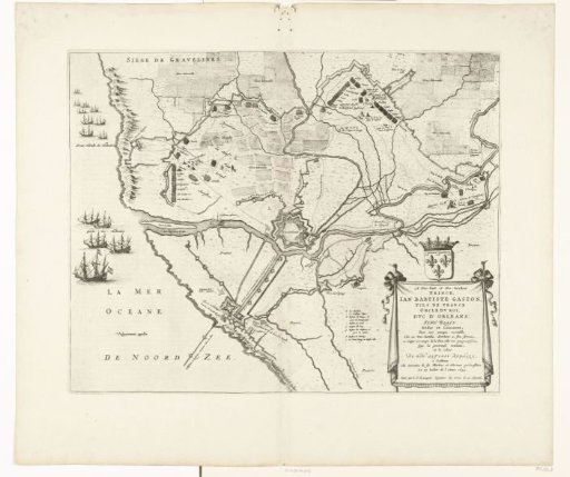 Map of the Siege and Conquest of Grevelingen, 1644