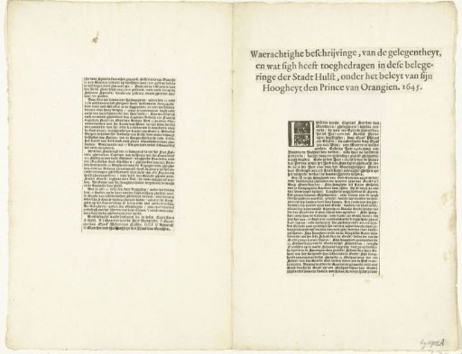 Texts Accompanying the Print of the Siege of Hulst by Frederick Henry, 1645