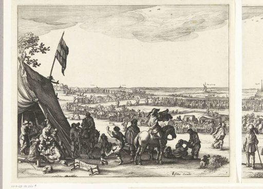 Departure of the Spanish garrison from Hulst (sheet a), 1645