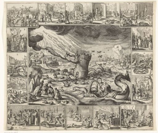 Vision of the downfall of Spain, ca. 1630