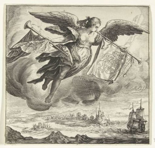 Print for the Title Page of The Six Displays Shown on the Stage (...) on 23 June 1648