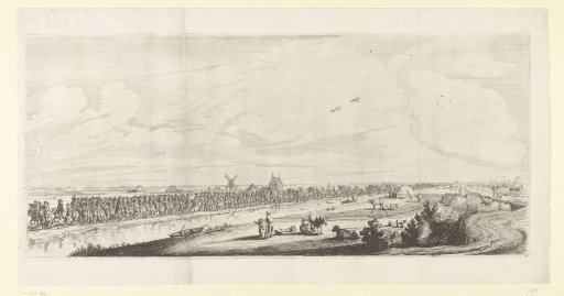 Procession of the cortege with Maria de' Medici along the Haarlemmerweg (plate no. 1), 1638