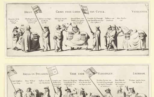 The funeral procession of Frederik Hendrik (plate no. 13), 1647