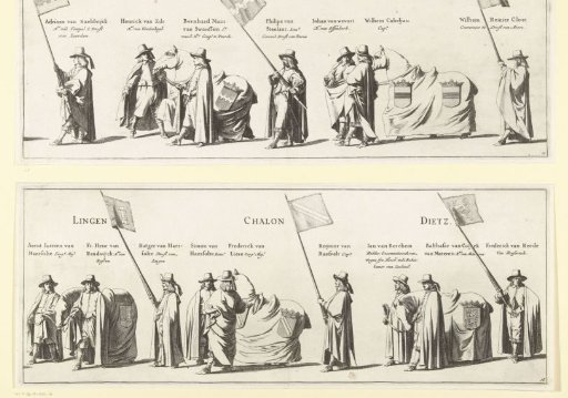 The funeral procession of Frederik Hendrik (plate no. 16), 1647