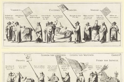 The funeral procession of Frederik Hendrik (plate no. 17), 1647