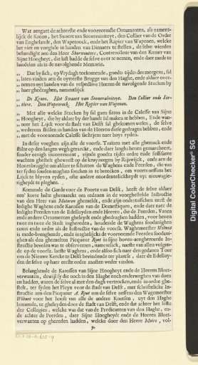 The funeral procession of Frederick Henry (text sheet 9), 1647
