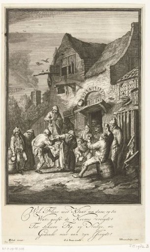 Dancing Peasants in Front of an Inn, ca. 1650