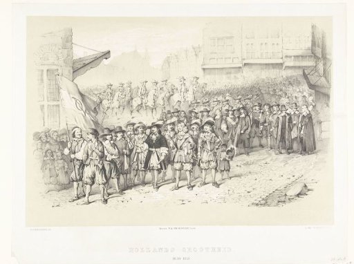 Procession of Dutch Military and Political Leaders, 1650–1675