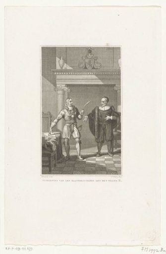 Meeting of the Grand Pensionary Cats with William II, 1650
