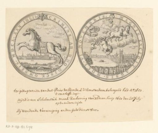 Medal on the death of William II, 1650