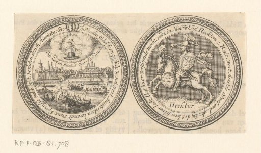 Medal on the siege of Amsterdam by William II, 1650