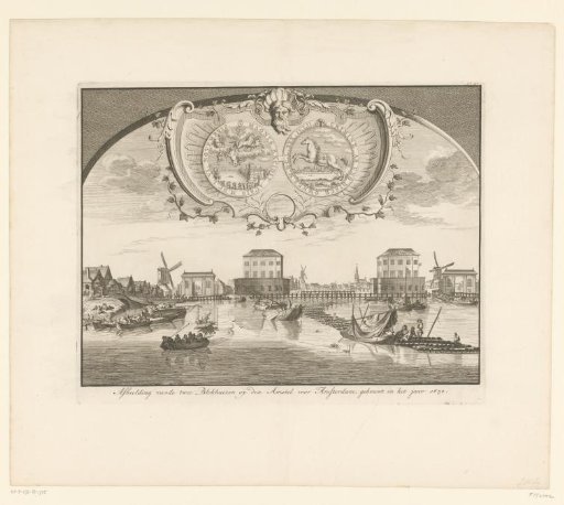 View of the Two Blockhouses in the Amstel