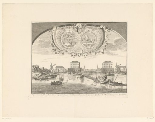 View of the Two Blockhouses in the Amstel