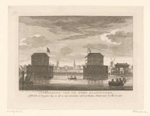 The Blockhouses in the Amstel, 1651
