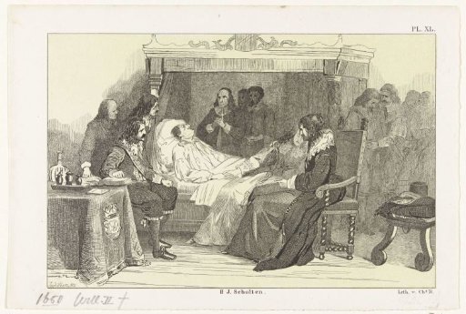 Deathbed of William II, 1650