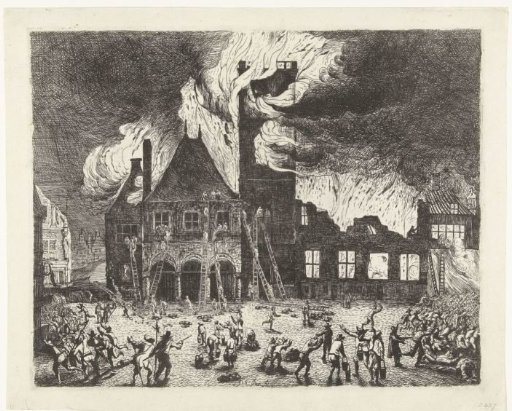 The Fire in the Old Town Hall of Amsterdam, 1652