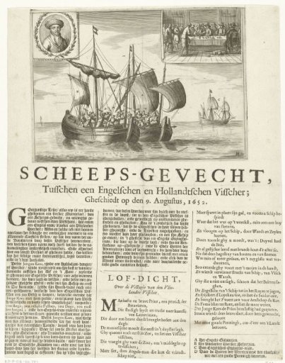 Fight of Young Kees with an English fisherman, 1652