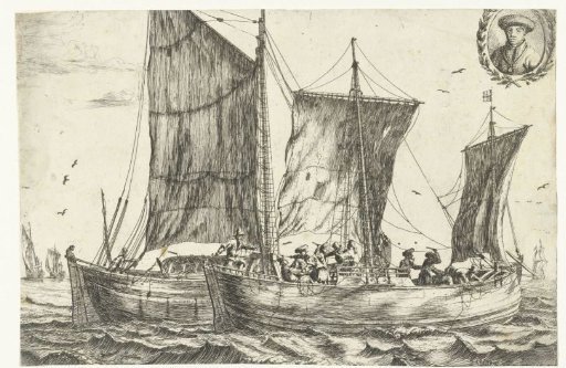 Battle of Young Kees with an English fisherman, 1652