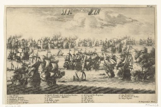 Naval battle at Livorno, 1653
