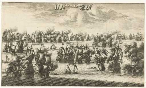 Naval battle at Livorno, 1653