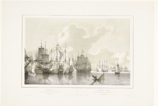 Naval battle at Nieuwpoort, 1653