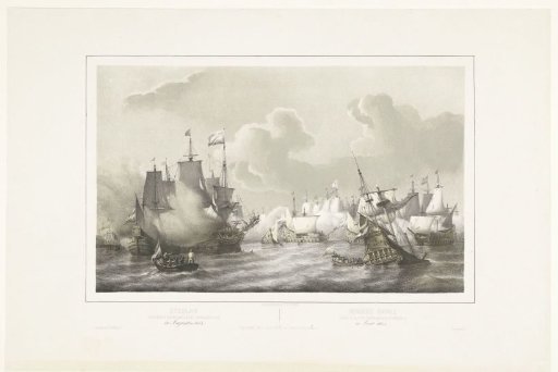 Naval battle at Terheide, 1653
