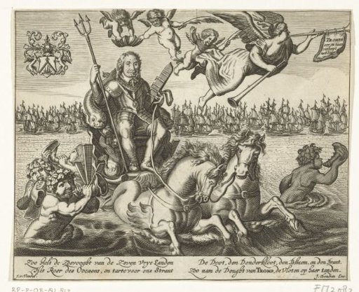 Triumphal wagon in honor of Maarten Tromp, fallen in the Naval Battle at Terheide, 1653