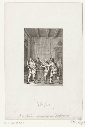 Three English Regicides Captured at Delft, 1662