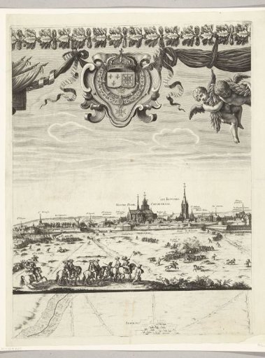 Relief of Arras, Besieged by the Spaniards (Top Row, Plate 2), 1654