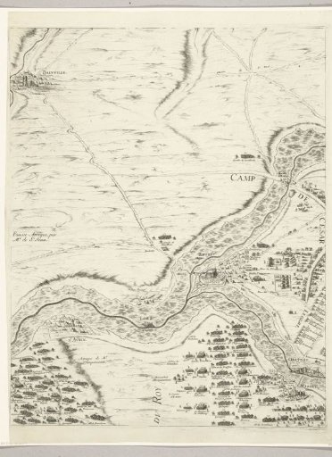 Relief of Arras, besieged by the Spaniards (middle row, plate 4), 1654