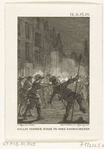 Gillis van der Misse killed at Goes, 1657